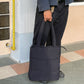 Casper Puffer Tote (Black)