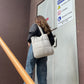 Casper Puffer Tote (Light Gray)