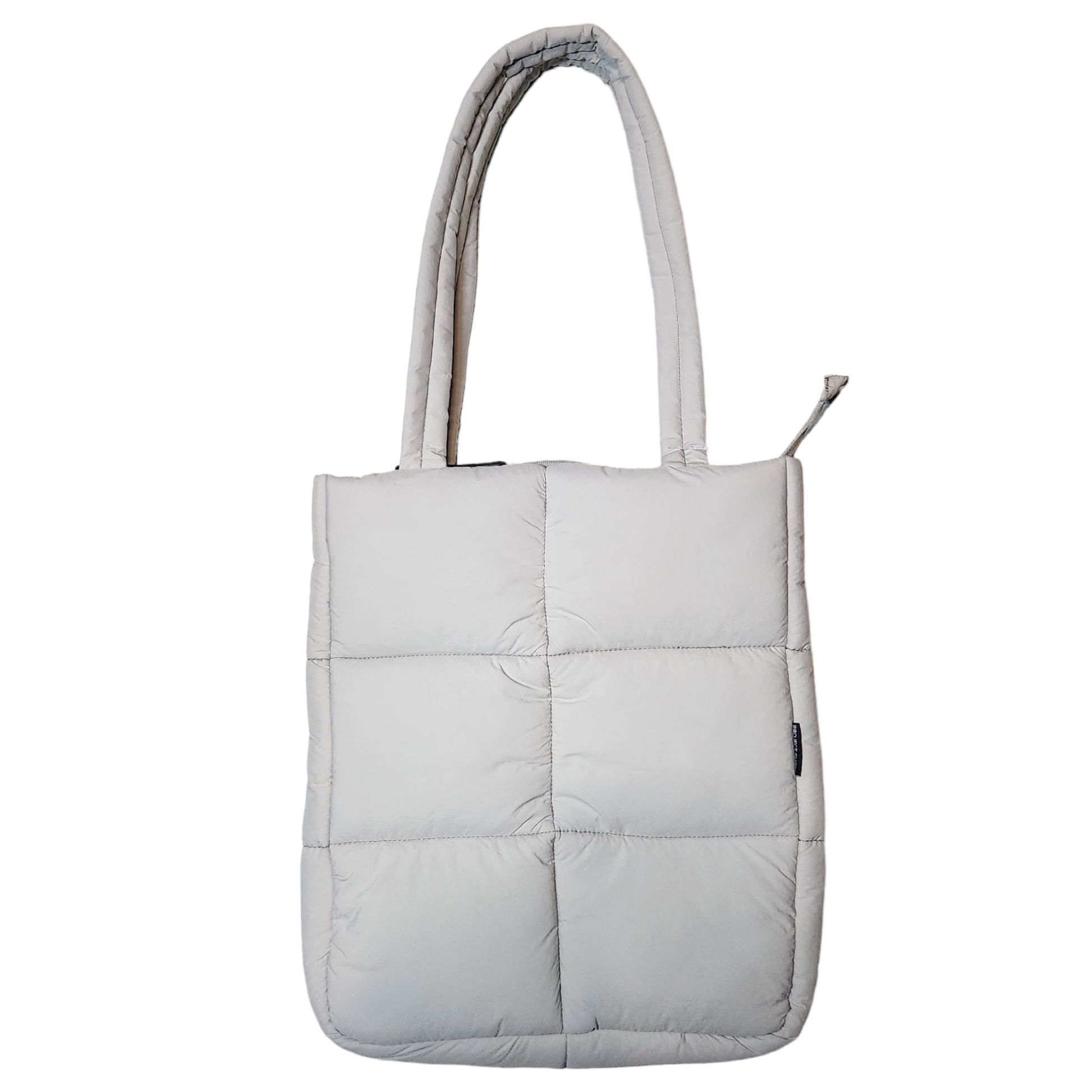 Casper Puffer Tote (Light Gray) – projectghost Casper Puffer Tote (Light Gray) – projectghost